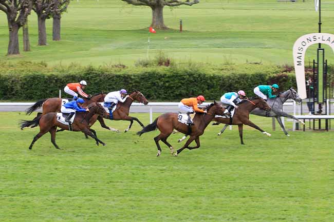 Photo d'arrivée de la course pmu PRIX PARADE D'AMOUR à MAISONS-LAFFITTE le Mardi 26 avril 2016