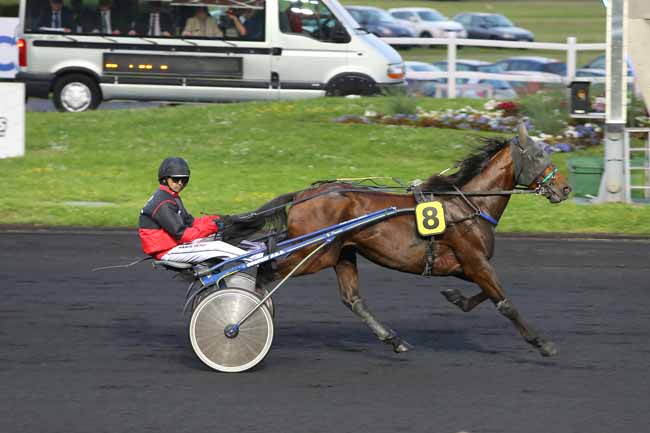 Photo d'arrivée de la course pmu PRIX EGERIA à PARIS-VINCENNES le Vendredi 13 mai 2016
