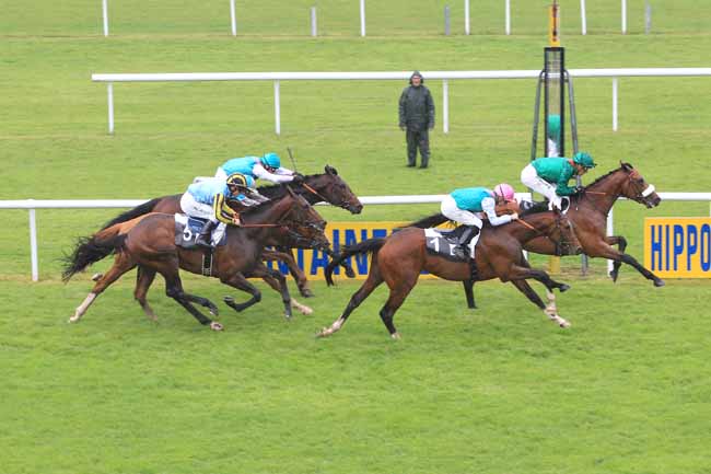 Photo d'arrivée de la course pmu PRIX DU BILBOQUET à FONTAINEBLEAU le Jeudi 19 mai 2016