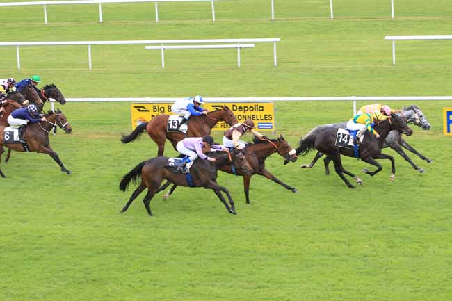 Photo d'arrivée de la course pmu PRIX DE LA FORET DE FONTAINEBLEAU à FONTAINEBLEAU le Jeudi 19 mai 2016