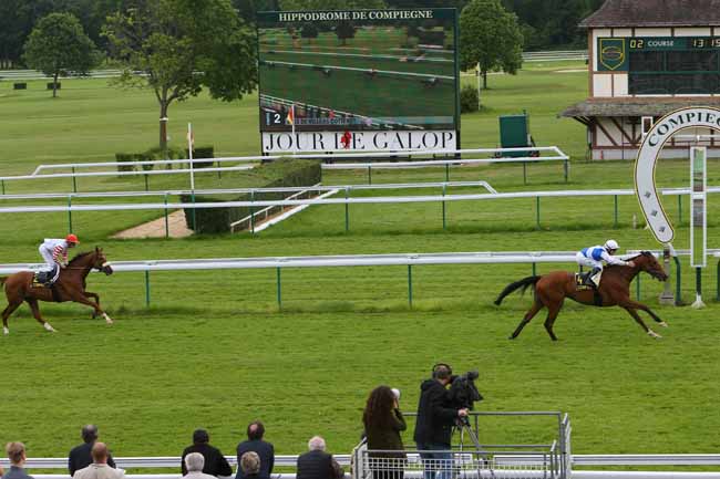 Photo d'arrivée de la course pmu PRIX DE VILLERS-COTTERETS à COMPIEGNE le Jeudi 26 mai 2016