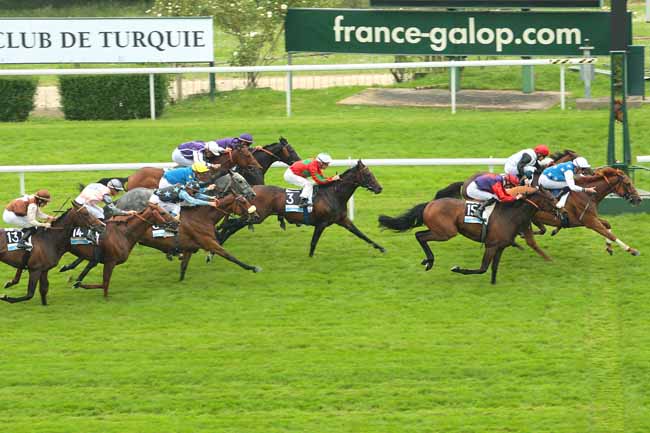 Photo d'arrivée de la course pmu PRIX DU PAVILLON ROYAL à SAINT-CLOUD le Dimanche 29 mai 2016