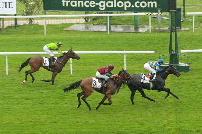 Photo d'arrivée de la course pmu PRIX DU MUSEE GUIMET à SAINT-CLOUD le Dimanche 29 mai 2016