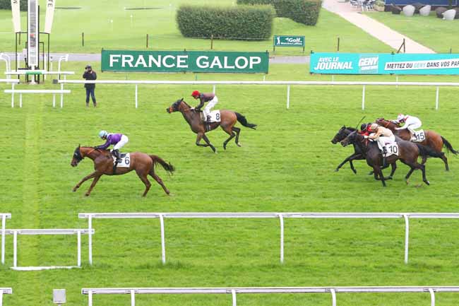 Photo d'arrivée de la course pmu PRIX DE NEWMARKET à MAISONS-LAFFITTE le Lundi 30 mai 2016