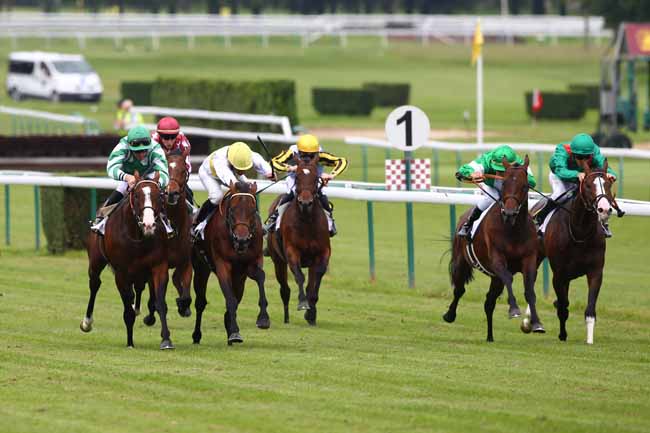 Photo d'arrivée de la course pmu PRIX DE MONTDIDIER à COMPIEGNE le Vendredi 10 juin 2016
