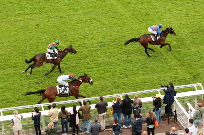 Photo d'arrivée de la course pmu GRANDE COURSE DE HAIES D'AUTEUIL à AUTEUIL le Dimanche 12 juin 2016