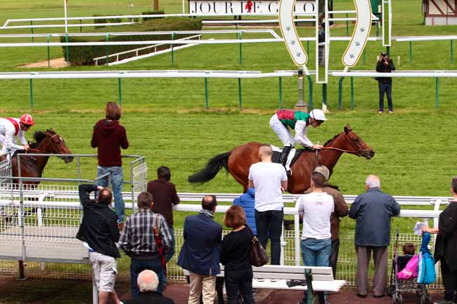 Photo d'arrivée de la course pmu PRIX MELISANDE à COMPIEGNE le Lundi 13 juin 2016