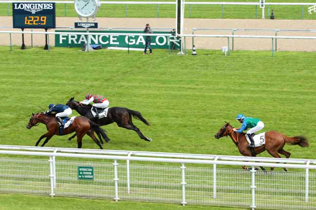 Photo d'arrivée de la course pmu PRIX DU BASSIN PARISIEN à DEAUVILLE le Vendredi 17 juin 2016