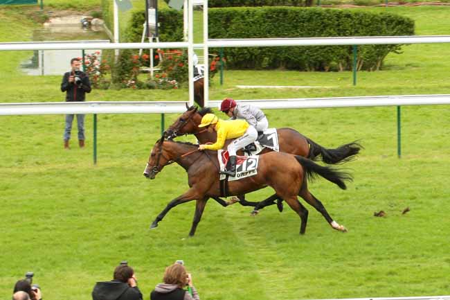 Photo d'arrivée de la course pmu PRIX GEORGES MARCHAND à DIEPPE le Mardi 21 juin 2016