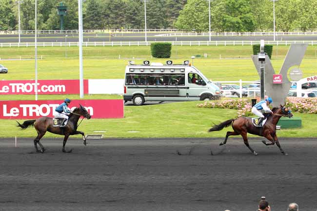 Photo d'arrivée de la course pmu PRIX XAVIER DE SAINT-PALAIS à PARIS-VINCENNES le Dimanche 26 juin 2016