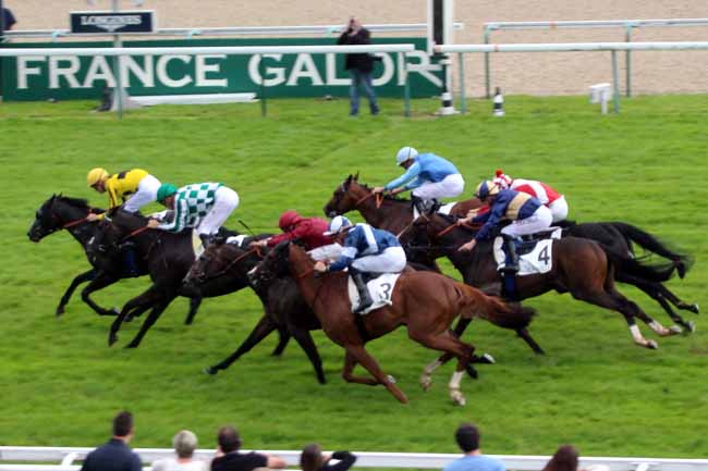Photo d'arrivée de la course pmu PRIX DE LEAUPARTIE à DEAUVILLE le Jeudi 30 juin 2016