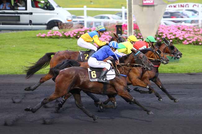 Photo d'arrivée de la course pmu PRIX PAUL DELANOE à PARIS-VINCENNES le Vendredi 1 juillet 2016