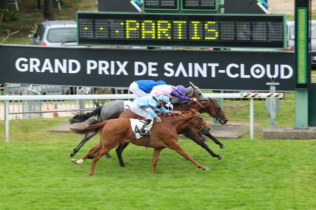 Photo d'arrivée de la course pmu PRIX PHARAMOND à SAINT-CLOUD le Dimanche 3 juillet 2016