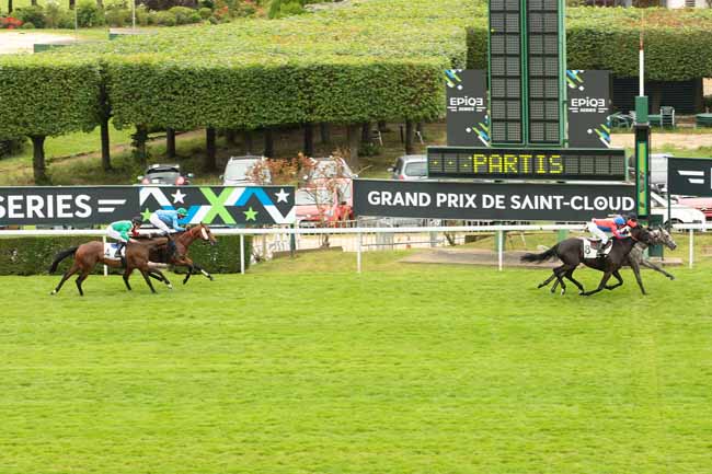 Photo d'arrivée de la course pmu PRIX DU CONSEIL DEPARTEMENTAL DES YVELINES à SAINT-CLOUD le Dimanche 3 juillet 2016