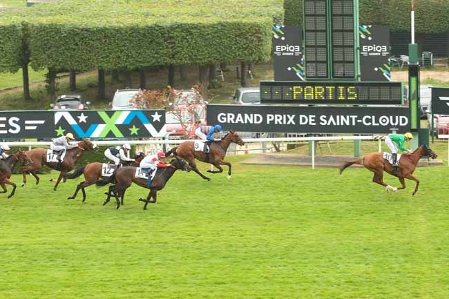 Photo d'arrivée de la course pmu PRIX DE PAU à SAINT-CLOUD le Dimanche 3 juillet 2016