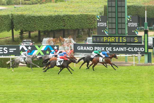 Photo d'arrivée de la course pmu PRIX DE SAINT-PATRICK à SAINT-CLOUD le Dimanche 3 juillet 2016