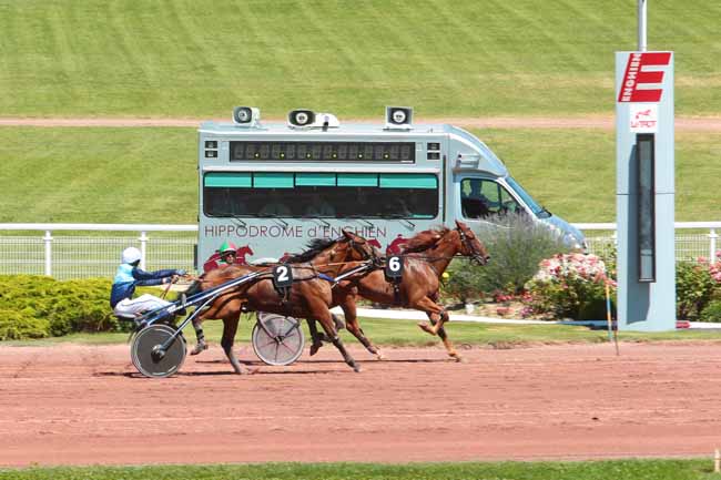Photo d'arrivée de la course pmu PRIX DE L'ARDECHE à ENGHIEN le Samedi 9 juillet 2016