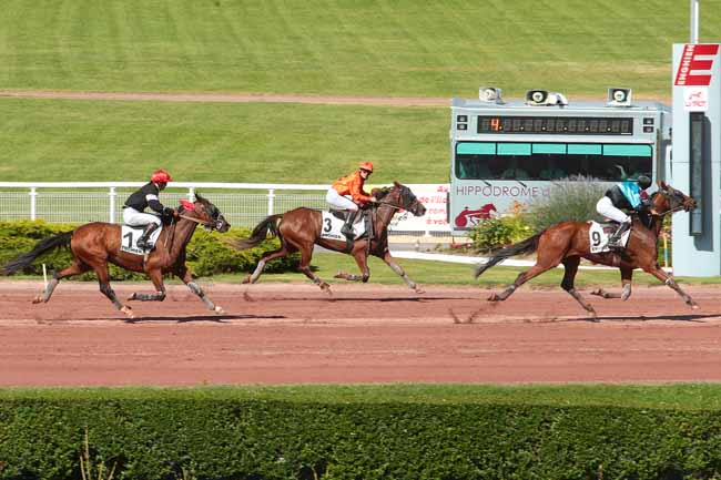 Photo d'arrivée de la course pmu PRIX D'ESTRY à ENGHIEN le Samedi 9 juillet 2016