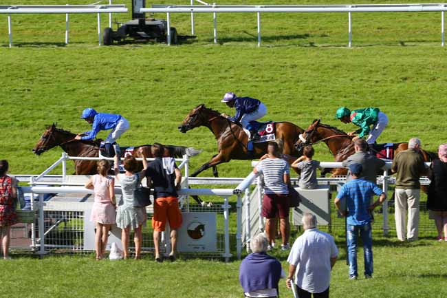 Photo d'arrivée de la course pmu PRIX DJAKAO à CLAIREFONTAINE le Samedi 9 juillet 2016