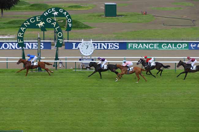 Photo d'arrivée de la course pmu PRIX MIEUXCE à CHANTILLY le Mercredi 13 juillet 2016