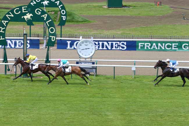 Photo d'arrivée de la course pmu PRIX SICA BOY à CHANTILLY le Mercredi 13 juillet 2016