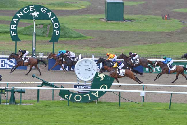 Photo d'arrivée de la course pmu PRIX DE CLAIREFONTAINE-EN-YVELINES à CHANTILLY le Mercredi 13 juillet 2016