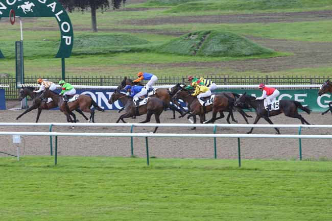 Photo d'arrivée de la course pmu PRIX DE LA CROIX DE NOAILLES à CHANTILLY le Mercredi 13 juillet 2016