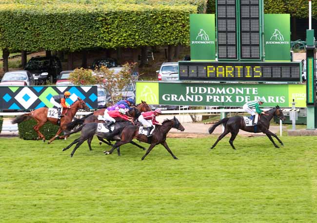 Photo d'arrivée de la course pmu PRIX DES EAUX à SAINT-CLOUD le Jeudi 14 juillet 2016