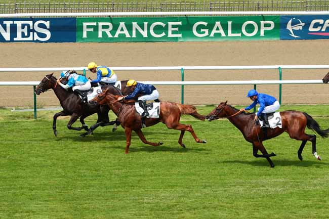 Photo d'arrivée de la course pmu PRIX DE L'ETANG DE L'EPINE à CHANTILLY le Vendredi 22 juillet 2016