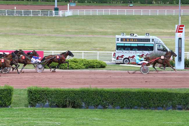 Photo d'arrivée de la course pmu PRIX DE LA PORTE DE PANTIN à ENGHIEN le Jeudi 28 juillet 2016