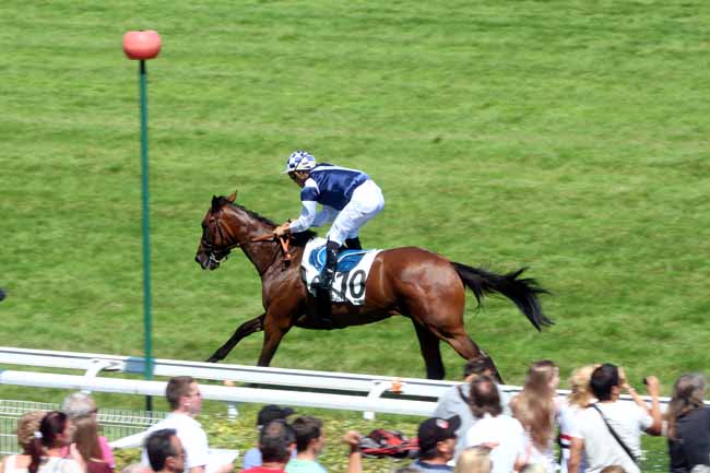 Photo d'arrivée de la course pmu PRIX D'EXMES à DEAUVILLE le Dimanche 31 juillet 2016