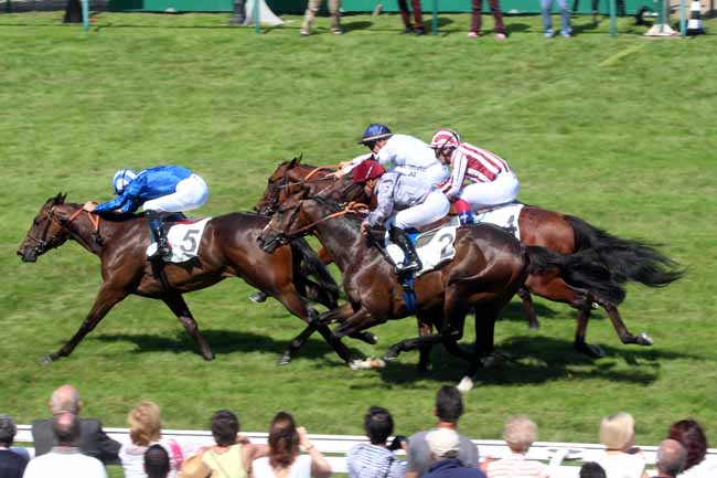 Photo d'arrivée de la course pmu PRIX DE CABOURG à DEAUVILLE le Dimanche 31 juillet 2016