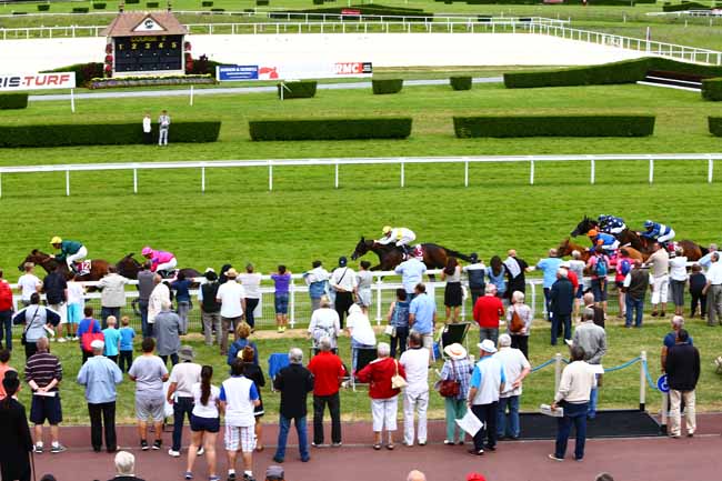 Photo d'arrivée de la course pmu PRIX MISS DAN à CLAIREFONTAINE le Lundi 1 août 2016