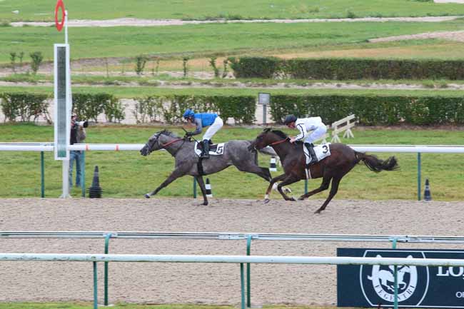 Photo d'arrivée de la course pmu PRIX DU LOGIS à DEAUVILLE le Mardi 2 août 2016