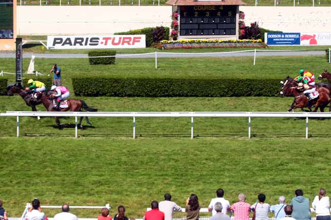 Photo d'arrivée de la course pmu GRANDE COURSE DE HAIES - PARIS TURF - PRIX GUILLAUME D'ORNANO à CLAIREFONTAINE le Samedi 6 août 2016