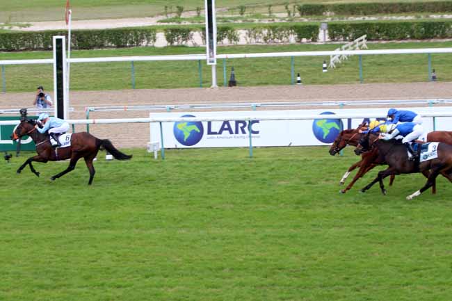Photo d'arrivée de la course pmu PRIX HARAS DE LA POMME - PRIX DE REUX à DEAUVILLE le Dimanche 7 août 2016