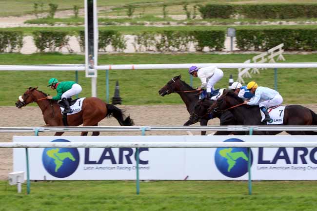 Photo d'arrivée de la course pmu PRIX DU HARAS ABOLENGO à DEAUVILLE le Dimanche 7 août 2016