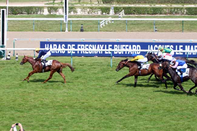 Photo d'arrivée de la course pmu PRIX MICHEL HOUYVET à DEAUVILLE le Dimanche 14 août 2016