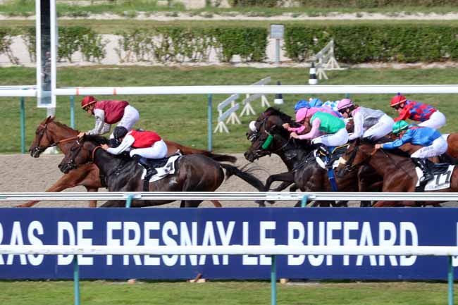 Photo d'arrivée de la course pmu PRIX DE PRE EN PAIL à DEAUVILLE le Dimanche 14 août 2016