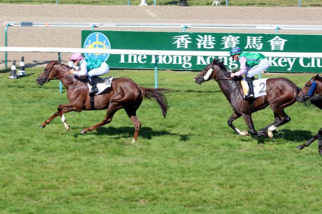 Photo d'arrivée de la course pmu PRIX GONTAUT-BIRON HONG KONG JOCKEY CLUB à DEAUVILLE le Lundi 15 août 2016