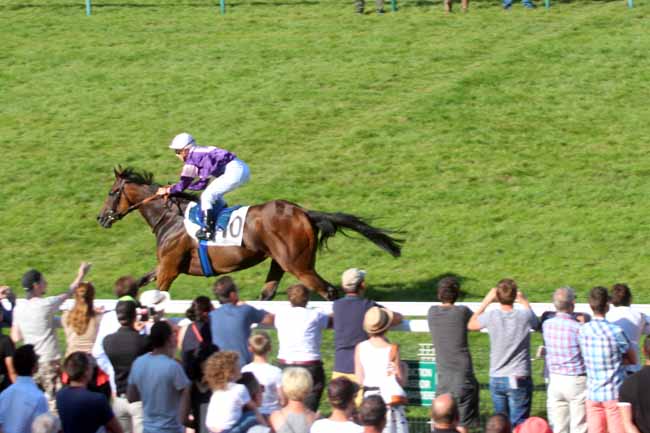 Photo d'arrivée de la course pmu PRIX DE CREPON à DEAUVILLE le Lundi 15 août 2016