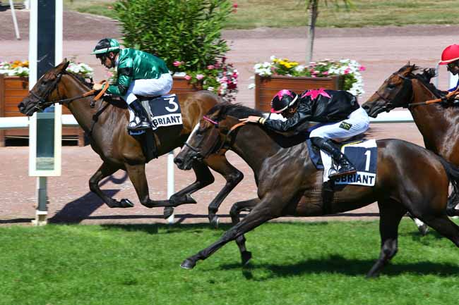 Photo d'arrivée de la course pmu PRIX DES ETOILES à CHATEAUBRIANT le Mardi 16 août 2016