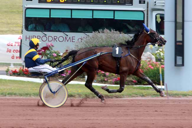 Photo d'arrivée de la course pmu PRIX DE LA PORTE DE MONTREUIL à ENGHIEN le Jeudi 18 août 2016