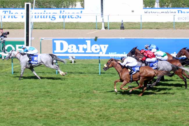Photo d'arrivée de la course pmu DARLEY GRAND HANDICAP DE LA MANCHE à DEAUVILLE le Dimanche 21 août 2016