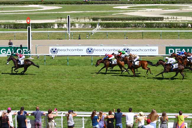 Photo d'arrivée de la course pmu PRIX DE LA REBOURSIERE à DEAUVILLE le Mardi 23 août 2016