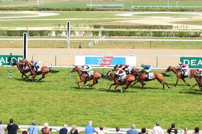 Photo d'arrivée de la course pmu PRIX DE LA MUANCE à DEAUVILLE le Mercredi 31 août 2016