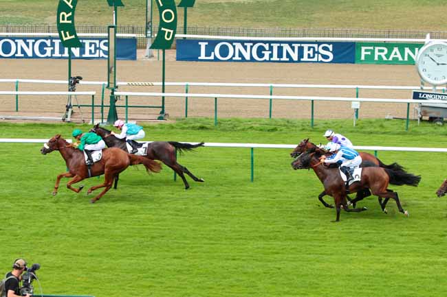 Photo d'arrivée de la course pmu PRIX DE LA COCHERE à CHANTILLY le Jeudi 1 septembre 2016
