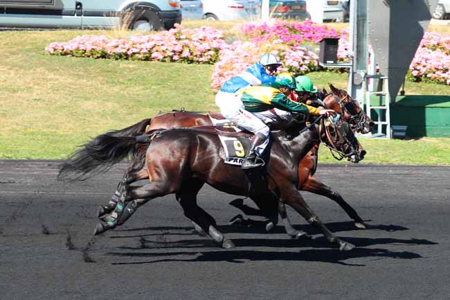 Photo d'arrivée de la course pmu PRIX CAMILLE LEPECQ à PARIS-VINCENNES le Samedi 3 septembre 2016