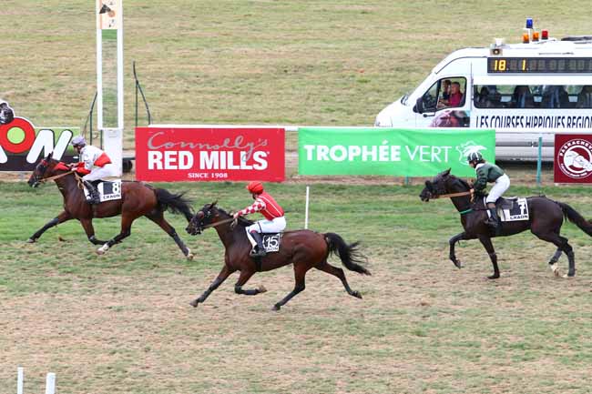 Photo d'arrivée de la course pmu PRIX FANDANGO à CRAON le Dimanche 4 septembre 2016