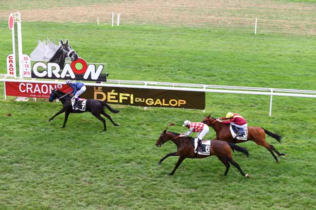 Photo d'arrivée de la course pmu PRIX RICHARD DE GENNES à CRAON le Lundi 5 septembre 2016